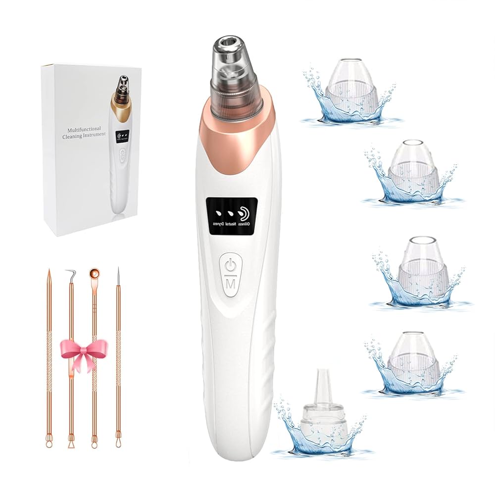 PGM Rechargeable Blackhead Remover and Pore Cleanser Kit